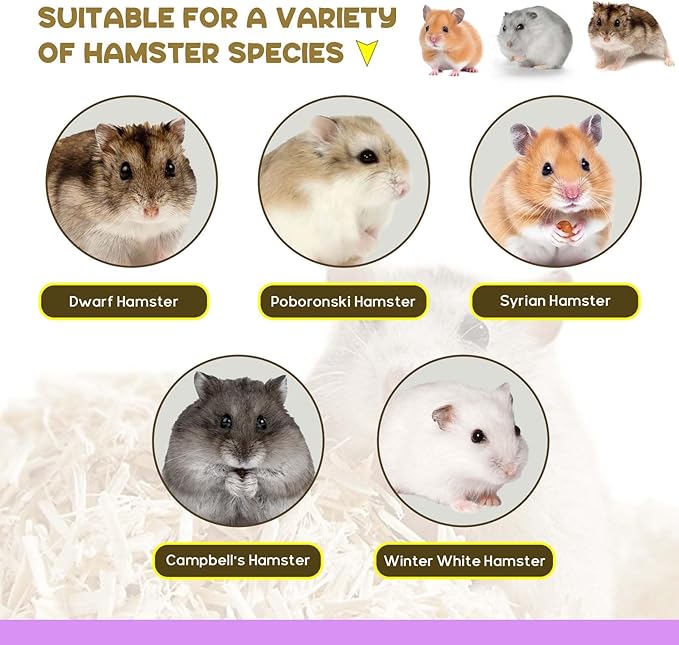 Hamster Hideout Climbing Ladder and Tunnel for Burying in Bedding or Connecting with Accessories