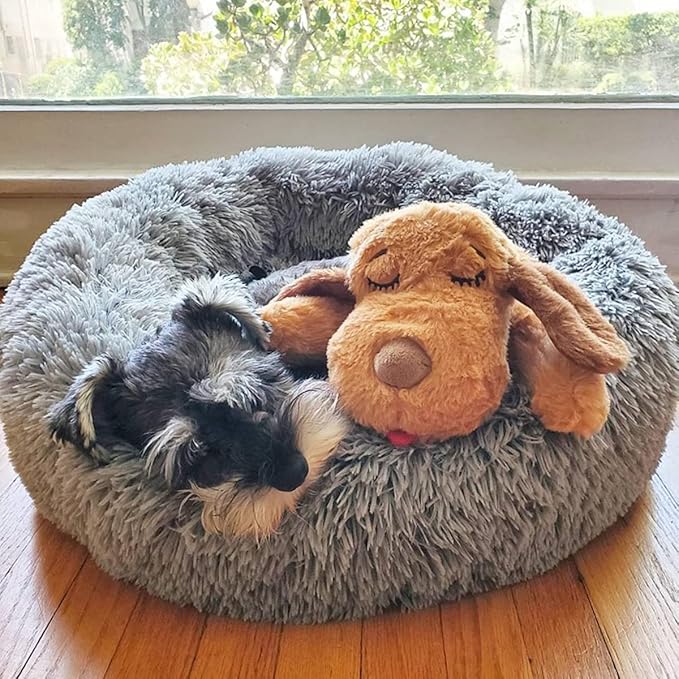 SmartPetLove Original Snuggle Puppy Essentials Starter Kit - Heartbeat Puppy for Dogs - Calming Aid with 3 Heat Packs, Puppy Teething Toy, Dog Chew Toy and Dog Blanket