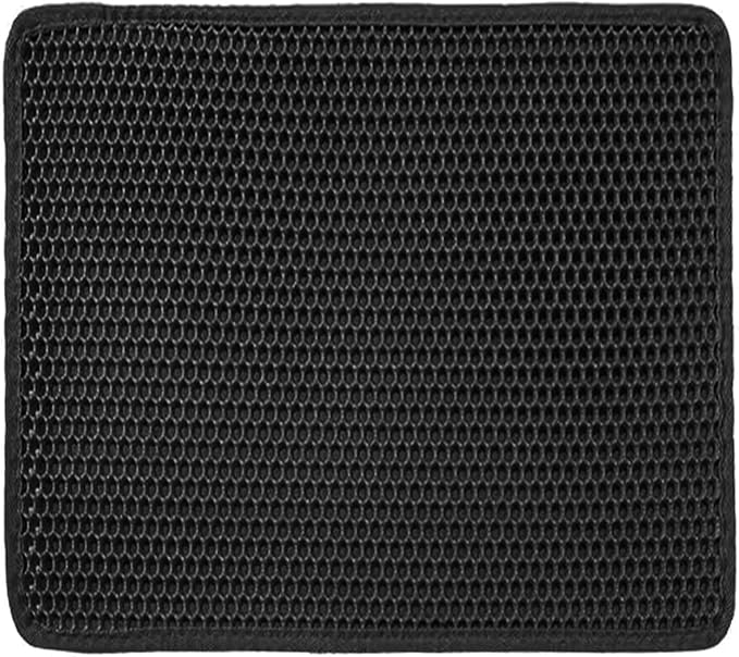 Cat Litter Mat Litter Tray Mat,Double Layer Design Waterproof Urine Proof Trapper Mat and Water Scatter Control Washable XS-XXL