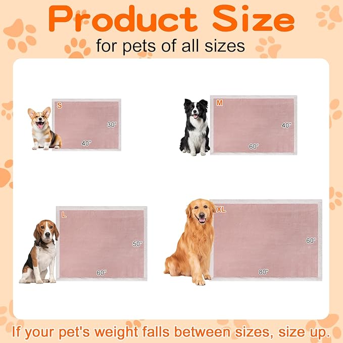 Smiry Waterproof Blanket Throw for Large Dogs, Soft Reversible Dog Blanket for Sofa Couch Bed, Washable Leakproof Sherpa Fleece Furniture Couch Protector(50"x60", Pink/White)