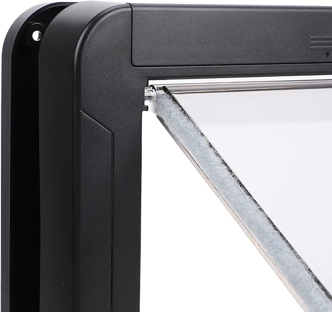 GLOGLOW Smart Cat Door, 26x29.5cm Automatic Sensing with Collar Activated Pet Door Provide Two Way Access for Kitty Kittens Doggie