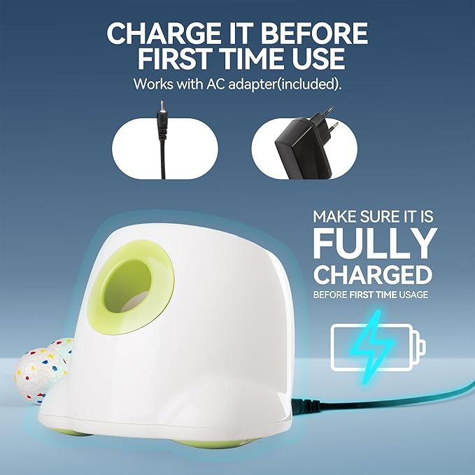 ALL FOR PAWS Automatic Dog Ball Launcher with 2.5in EPTU Balls, Ball Thrower for Medium to Large Dogs, Interactive Dog Fetch Toy for Mental & Physical Exercise