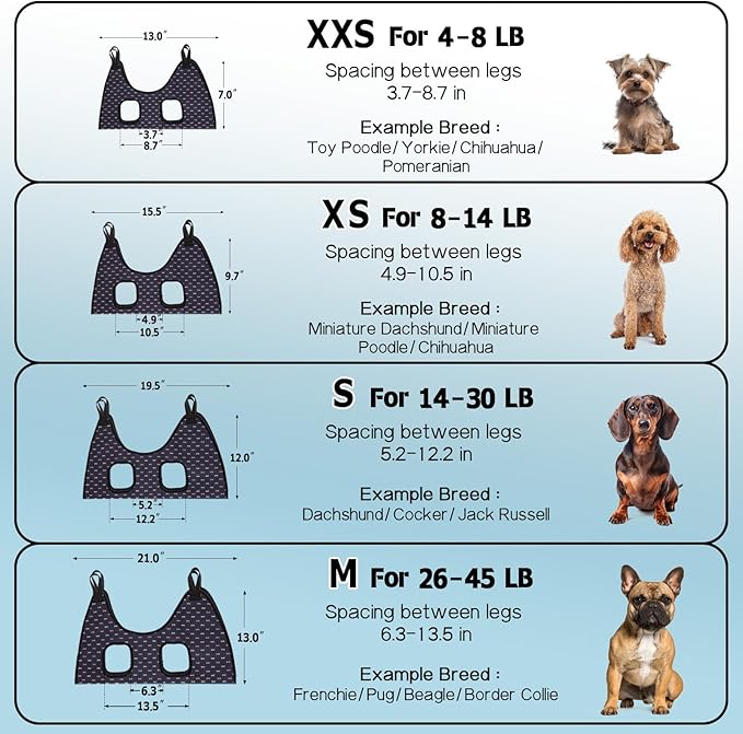 Supet Dog Grooming Hammock Harness for Dogs Cats, Relaxation Pet Nail Clipper Hammock, Restraint Dog & Medium Animal Leashes Sling for Groomingk for Nail Trimming (Black Currant, M)