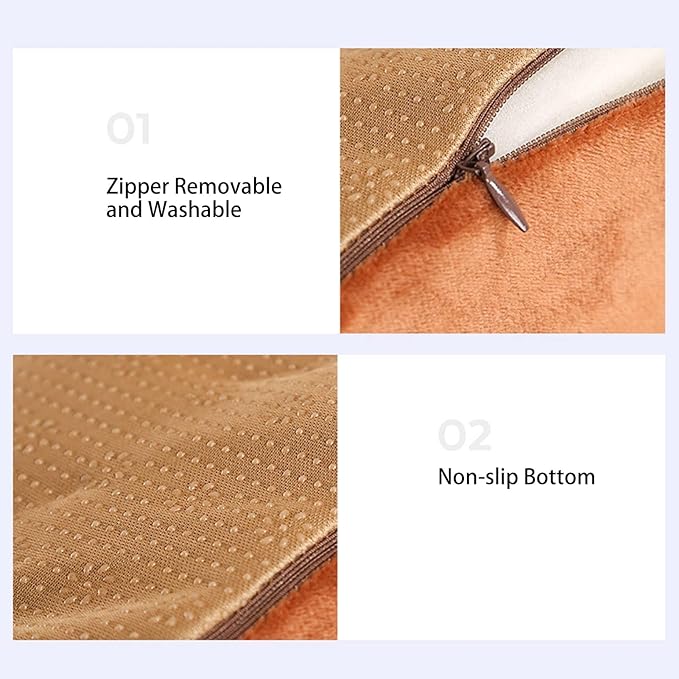 Carrot Dog Toys-Carrot Snuffle Mat for Dogs,Interactive Dog Plush Puzzle Toys,2 in 1 Non-Slip Nosework Feed Games Pet Stress Relief with 12 Carrots