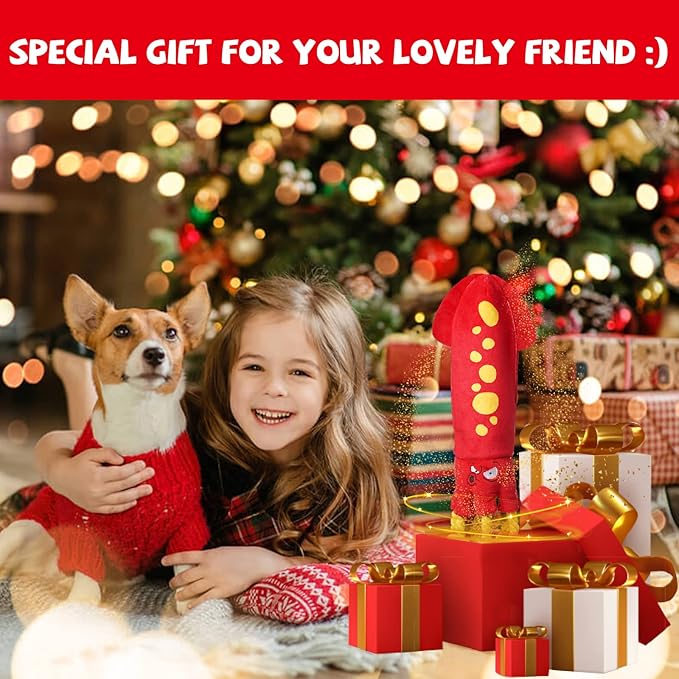 Water Bottle Dog Toys - Dog Puzzle Squeaky Enrichment Treat Dispensing Rope Snuffle Plush Toy, No Stuffing Durable Soft Crunchy Toys for Small Medium Large Dogs Puppy - Octopus Squid