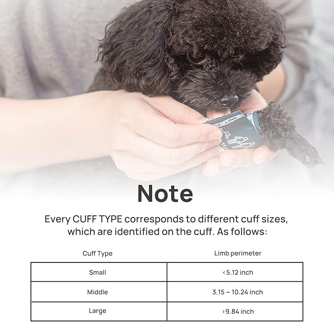 CONTEC08A-VET Digital Veterinary Blood Pressure Monitor Dog/Cat/Pets Small Cuff Size 2.3”-4.3”