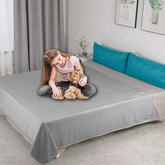 Ameritex Pet Bed Blanket Reversible 100% Waterproof Velvet Super Soft for Sofa and Bed