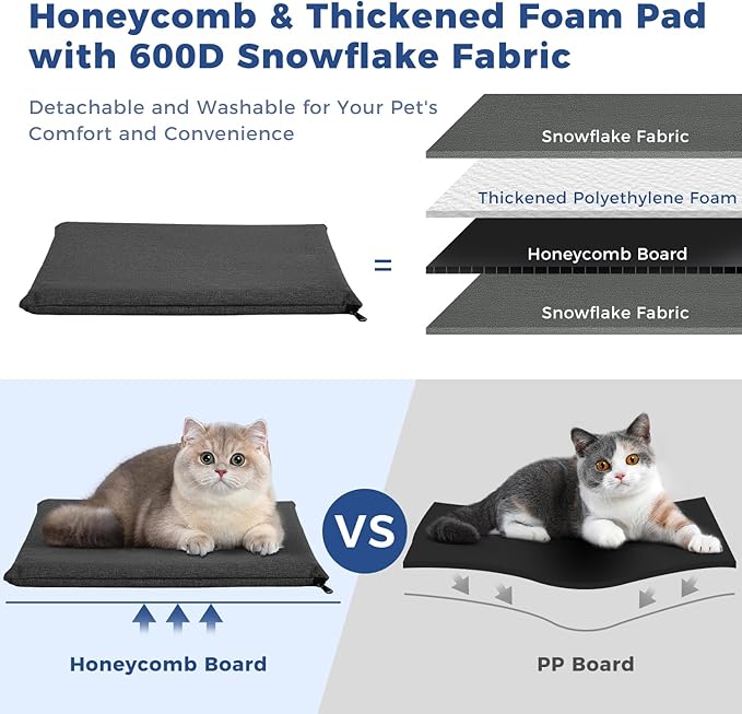 Apollo Walker Dog & Cat Carrier Backpack for 4-18lb Pets - Ventilated Safe Design with Padded Back Support, Breathable Mesh Pet Backpack for Hiking, Travel, Outdoor (Black)