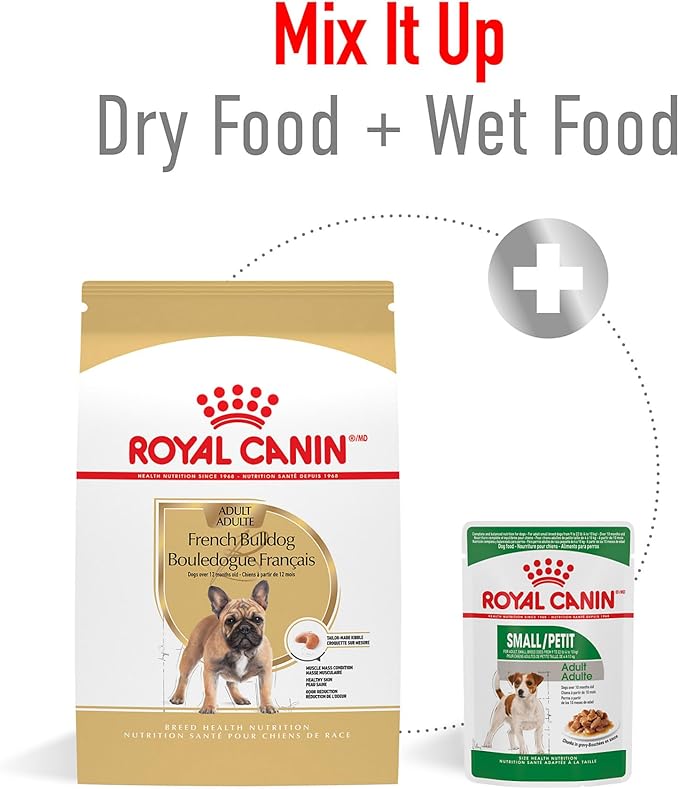 Royal Canin Breed Health Nutrition French Bulldog Adult Dry Dog Food, 17 lb Bag