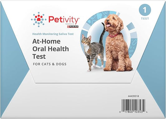 Petivity at-Home Oral Health Test for Cats and Dogs, Powered by Purina- (Pack of 1)