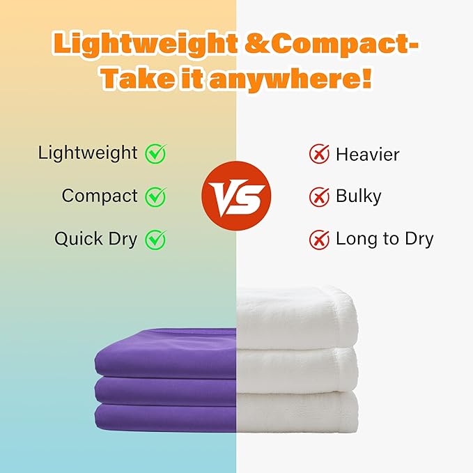 Catalonia Waterproof Blanket for Bed, Reversible Fleece Couch Sofa Furniture Protector, Leak Proof Dog Blankets, Purple