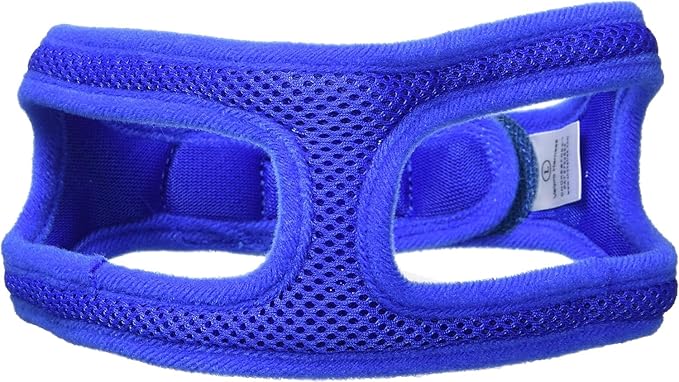 Velpro Mesh Pet Shoulder Harness Collar, 11"-12", Blue