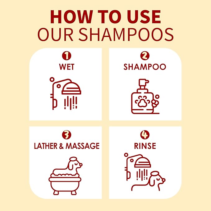 Arf Arf Tearless Puppy & Kitten Shampoo with Oatmeal & Honey - Gentle, Soothing Formula for Sensitive Skin & Soft Fur - 16oz