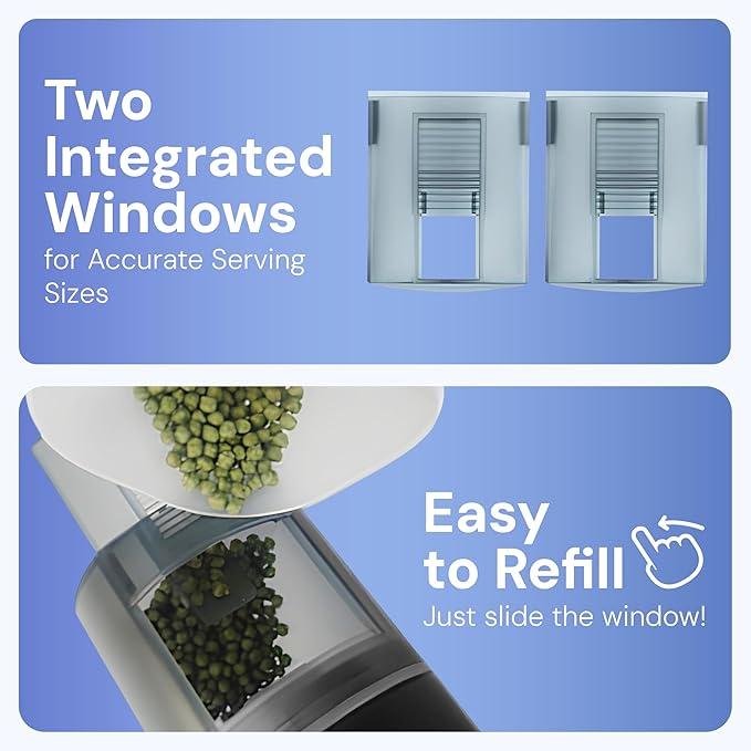 Auto Fish Feeder for Aquariums – Automatic Timer Dispenser with LCD Display & Adjustable Settings – Great for Vacation or Daily Feeding