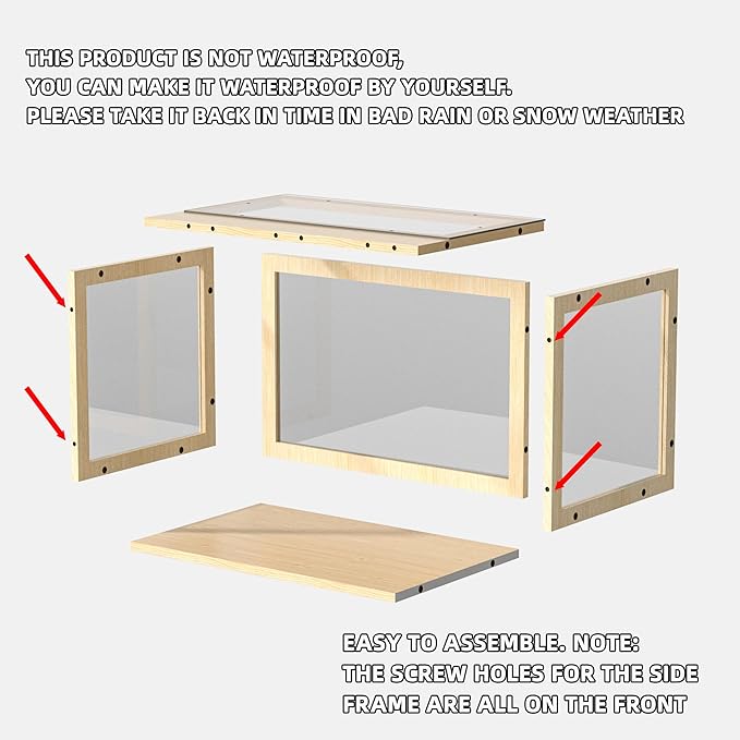 Window Cat Perch Catio, Wood Cat Window Box, Window Catio for Indoor Cats. Suitable Single Hanging Window with an Inner Diameter of The Window Frame with A Net Opening Width of 24-35 in. KGCCIZI.
