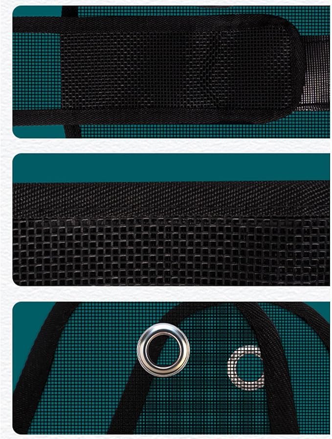 Cat Grooming Hammock, Anti Scratching Restraint Bag, 30x25cm Pet Grooming Highlight, Breathable Mesh Harness Detail SPU, S Hook Hanging Bag with Adjustable Straps, Ear Washing Combing for Cats Puppy