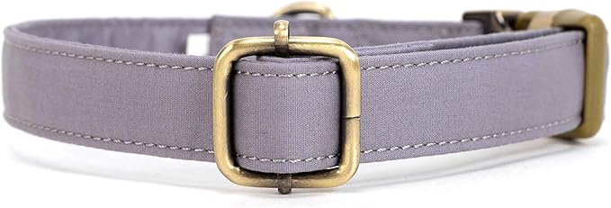 Personalized Dog Collar with Name and Phone Number Engraved,Adjustable Custom Puppy Collar,Organic Cotton Pet Collar for Small Medium Large Boy Girl Dogs