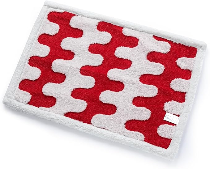 Waterproof Pet Blanket,Dog Bed Covers Small Throw for Puppy Cats Stylish Jacquard Pets Couch Sofa Furniture Protection Washable Reversible Covers (Red Wave,XS)