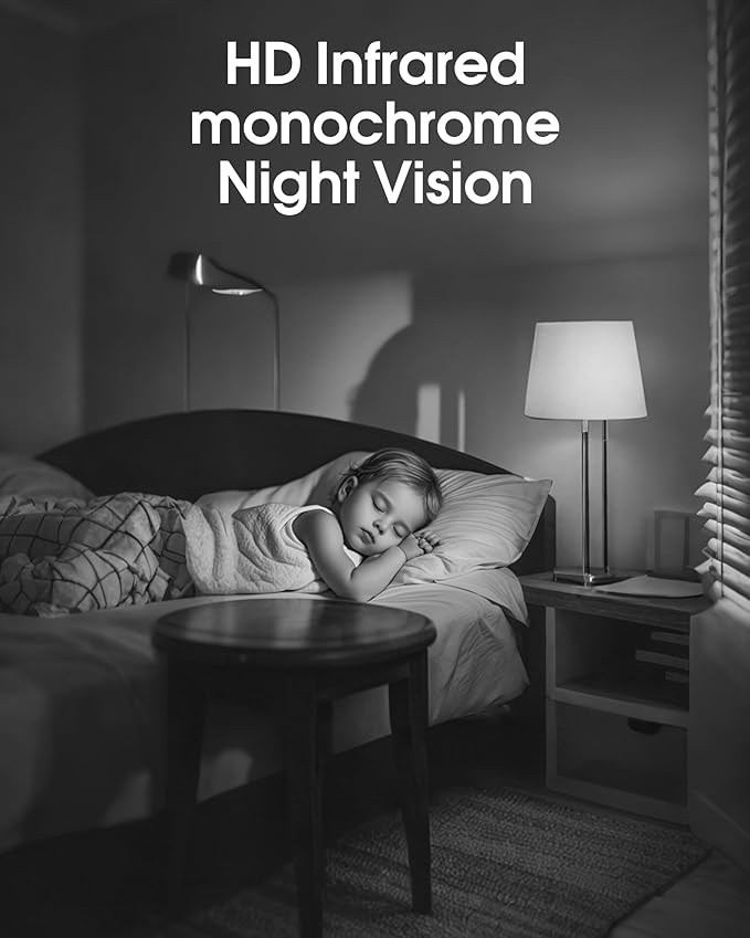 Cameras for Home Security, Pet Camera with WiFi 6&5GHz/2.4GHz, Motion Tracking Never Miss a Moment, 2-Way Audio, Night Vision, Compatible with Alexa Upgrades Your Idoor Security