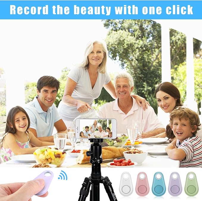 Flutesan 8 Packs Portable GPS Tracking Mobile Tracking Anti Loss Smart Device Key Finder Locator GPS Tracker Device for Pets Dog Cat Wallet Keychain Luggage, Alarm Reminder(Black, White, Colorful)