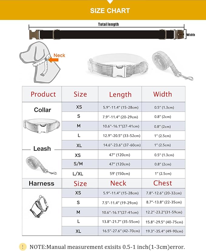 Personalized Dog Collar with Bone Buckle – Custom Name & Phone Number Engraved, Adjustable Quick Release for Small to Large Dogs (Christmas Style)