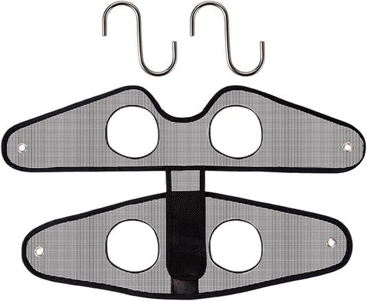 Grooming Hammock | Anti-Scratching Hangable Mesh Restraint Bag - Dog Hanger for Nail Trimming Hammock with S-Hook - for Ear Washing Combing Cats Puppy Kitten Home Bathroom Shower