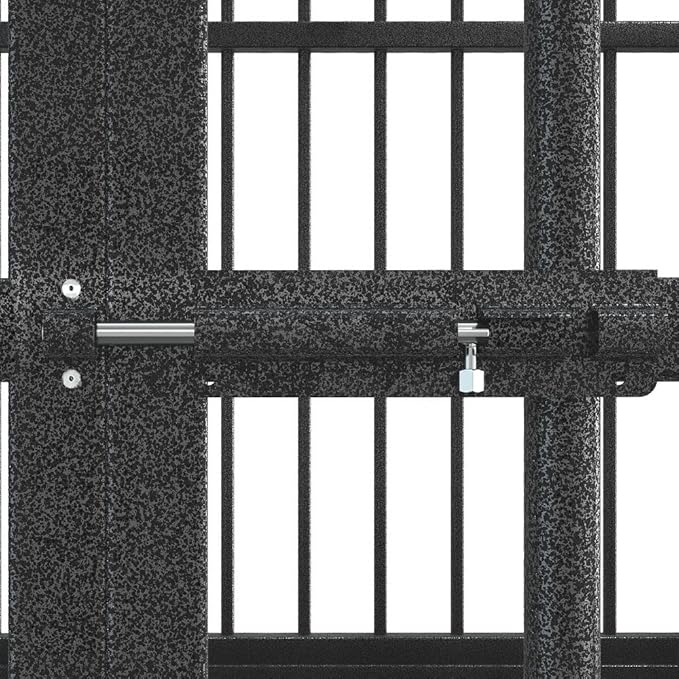 38" Furniture Dog Crate for Large Dogs, Heavy Duty Dog Kennel Indoor with Removable Crate Trays, Wheels and Stylish Wooden Top, Extra Large XL XXL Dog Cage