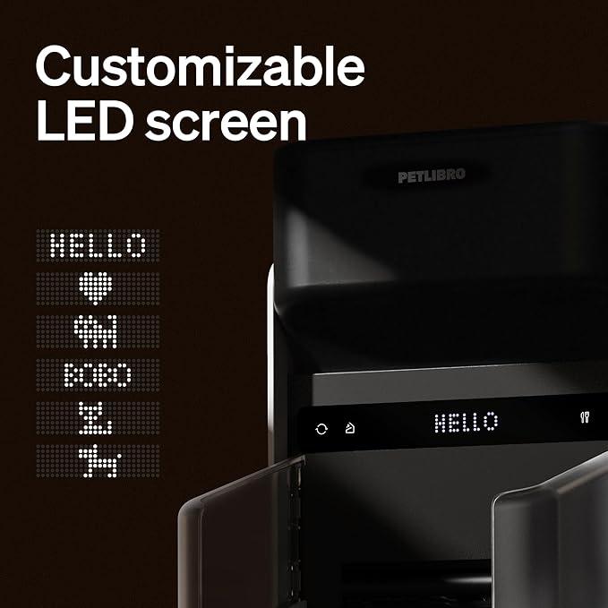 PETLIBRO RFID Automatic Cat Feeder, Collar Sensor-Activated Personalized Meals, Cats Recognition & Diet Tracking for Multi-Pet Homes and Different Diets, 5G&2.4G Wi-Fi Programmable Cat Food Dispenser