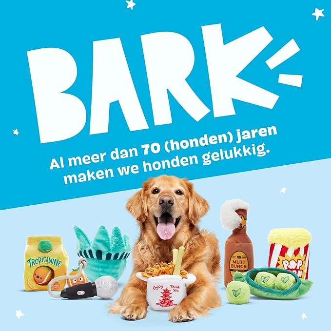 Barkbox Lady Liberty Ball Plush Dog Toy – 2-in-1 Squeaky and Crinkle Dog Toy with Plush Exterior and Textured Ball Core – Large Dog