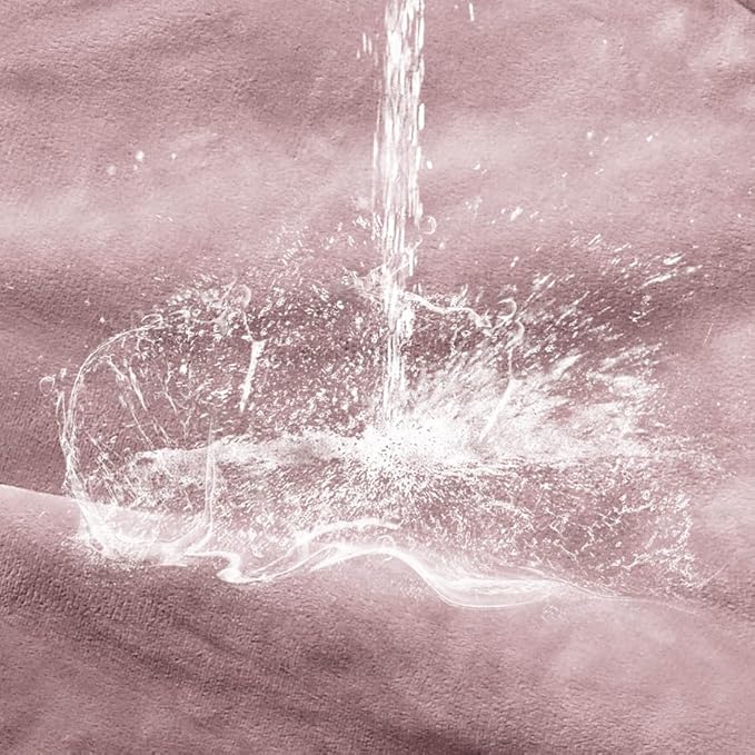 Waterproof Blanket for Bed Couch Sofa, Soft Liquid Pee Proof Pet Blanket for Dog Puppy Cat, Reversible Sherpa Fleece Furniture Protector (Dusty Pink, 50x60 inches)