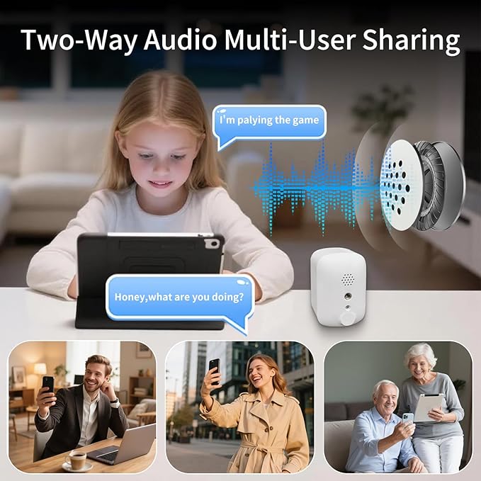 Wireless Security Cameras, 3MP WiFi Battery Powered Camera with AI Motion Detection, 2-Way Talk, Spotlight, Siren, IP65, Cloud/Up to 256G SD Storage(About 180 Days Storage SD Card Included)