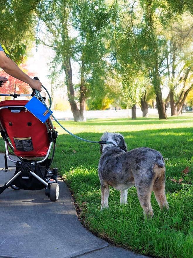 Poop Bag Holders for Leashes with Dog Poop Bags Rolls Biodegradable - Puppy Essentials & Litter Supplies - Durable Dispenser & Leak-Proof Pet Bags, Walking Parks Doggy Accessories Boy Girl Shadow Paw