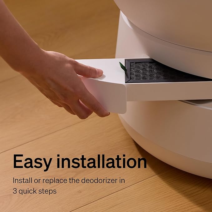 PETLIBRO Self Cleaning Litter Box Activated Carbon Filter for Luma Automatic Cat Litter Box, Air Purifier Filter, Easy Installation