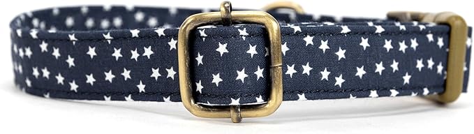 Personalized Dog Collar with Name and Phone Number Engraved,Adjustable Custom Puppy Collar,Organic Cotton Pet Collar for Small Medium Large Boy Girl Dogs