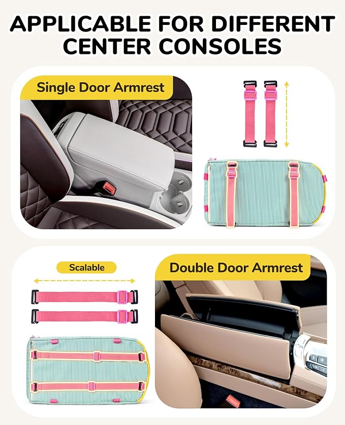 BurgeonNest Center Console Dog Car Seat, Puppy Carseat for Small Dogs, Cat Car Seat with Metal Frame and Double Protection Seat Belts, Pet Booster Seat with Washable Cushion and Clip-on Leash