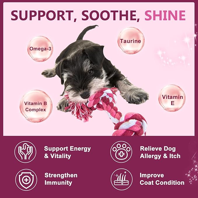 Probiotics for Dogs, Dog Probiotics for Digestive Health, 6 Billion CFU, with Prebiotics & Digestive Enzymes, Pumpkin & Omega-3, Dog Diarrhea Relief & Immune Support, Skin & Coat Care, 120 Soft Chews