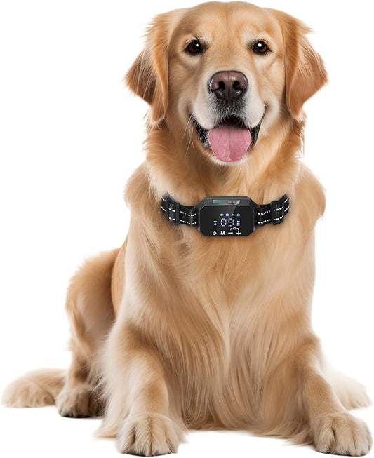 Furthrive GPS Dog Collar, Wireless Dog Fence 100–3280 ft Circular Boundary, Waterproof GPS Dog Collar Fence System Outdoor Electric Pet Barrier with Beep, Vibration & Adjustable Training