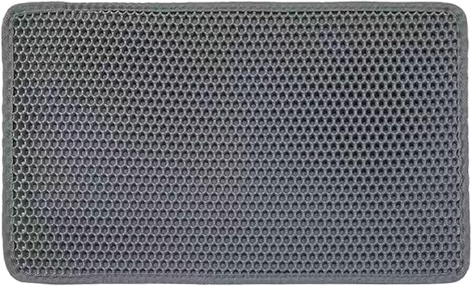 Cat Litter Mat Litter Tray Mat,Double Layer Design Waterproof Urine Proof Trapper Mat and Water Scatter Control Washable XS-XXL