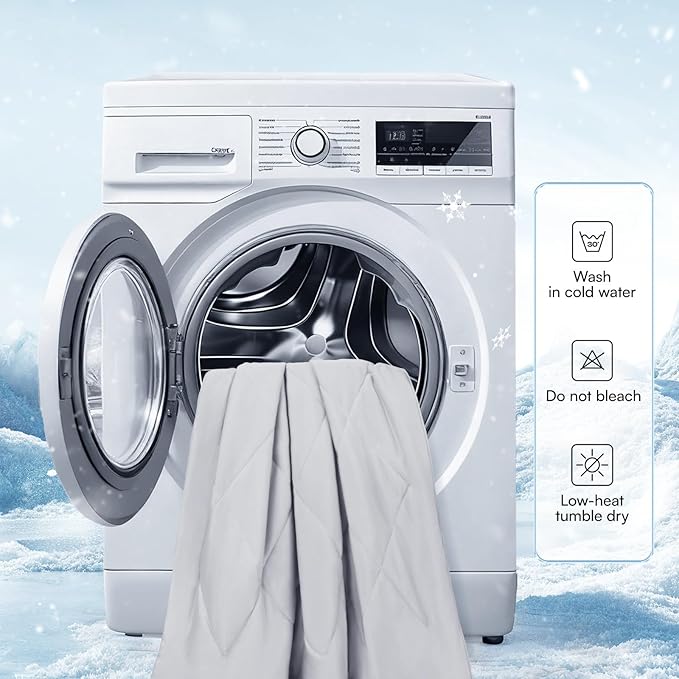 Luciphia Premium Cooling Blanket for Dogs Washable Q-MAX>0.4 Pet Cool Mat for Cats Hot Weather Puppy Lightweight Throw Calming Pad(Light Grey,29x40 inches)