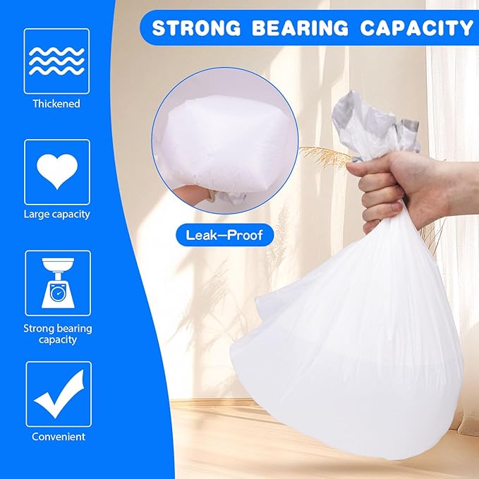 120 Pack Automatic Litter Box Liners, Compatible with SCOOPER YOUNG & SCOOPER LUXURY PRO & Litter Robot 4/3 Self-Cleaning Litter Boxes, Drawstring Cat Litter Bags (Not for SCOOPER SE)