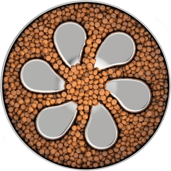 Slow Feeder Dog Bowl-3Cups for Large Breeds, Food Grade 304 Stainless Steel Dog Bowls with Non-Slip Base, Maze Pet Dish to Slow Down Eating, Dishwasher-Safe [2Pack]