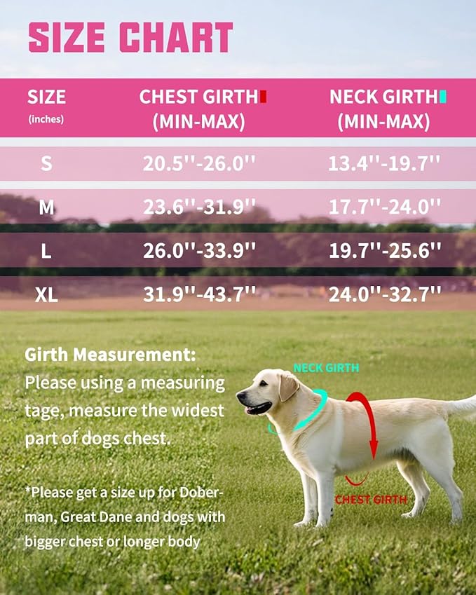 AUROTH Dog Harness and Leash Set, Soft Padded No Pull Dog Harness with 5.25FT Dog Leash, No Choke, Easy On Pet Vest, Adjustable Reflective Dog Vest Small Sized Dog, Easy Walking and Training