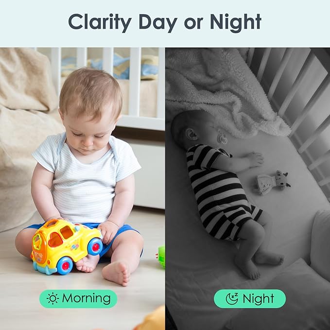 YOTON 1080P Indoor Security Camera for Baby Monitor, Pet Camera with Night Vision, 2-Way Audio, Motion Detection, Cloud & SD Card Storage, Easy Setup, Works with Alexa & Google Assistant (4 Pack)