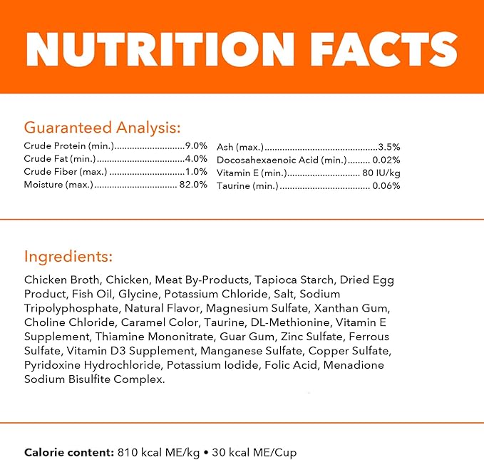 IAMS Perfect Portions Healthy Kitten Grain Free Wet Cat Food Cuts in Gravy, Chicken Recipe, 2.6 oz. Easy Peel Twin-Pack Trays (24 Count, 48 Servings)