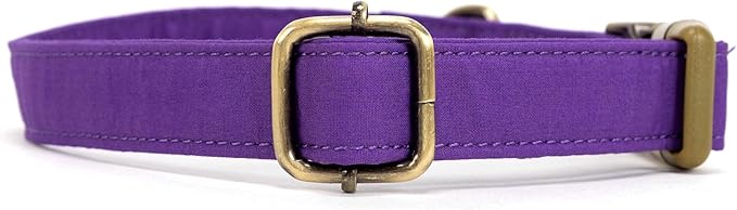 Personalized Dog Collar with Name and Phone Number Engraved,Adjustable Custom Puppy Collar,Organic Cotton Pet Collar for Small Medium Large Boy Girl Dogs