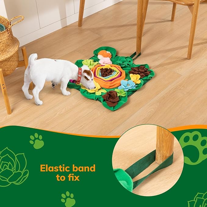 PUHOHUN Snuffle Mat for Dogs -Interactive Dog Toys to Keep Them Busy | Puppy Puzzle Slow Feeder Treat| Dog Lick Mat Enhancement