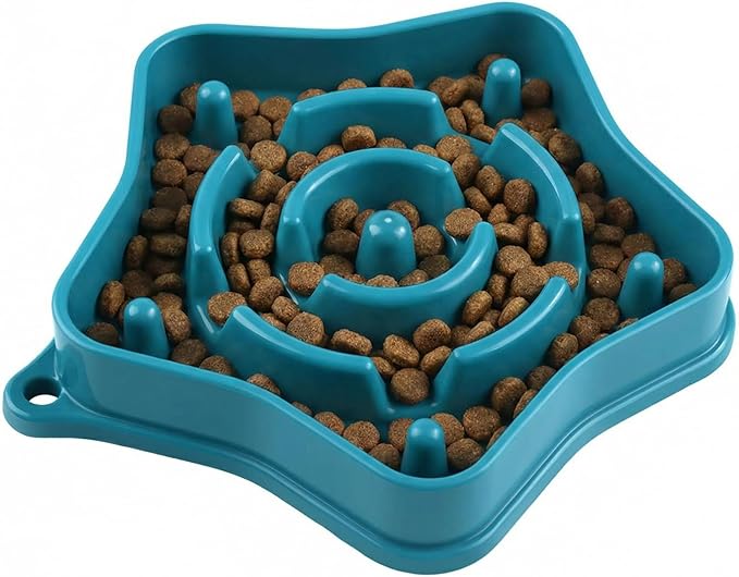 Pet Slow Feeder Bowl for Small Dogs, Puzzle Feeder for Petite Dogs, Anti-Choking, Slow Eating, 350ML Capacity, BPA-Free, Small Size