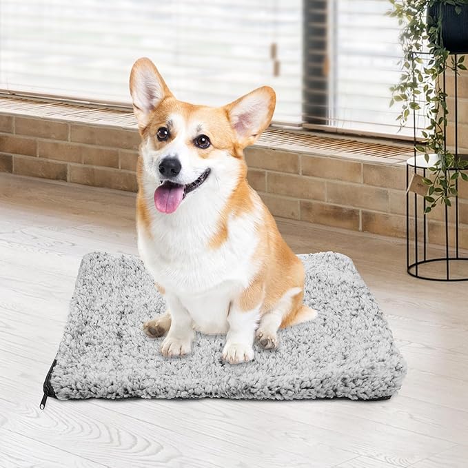 Pet Thermal Pad and Warm Cat Bed Mat, Insulated Dog Blanket for Winter, 50X40Cm Non-Slip Heated Cushion for Indoor and Outdoor Pets