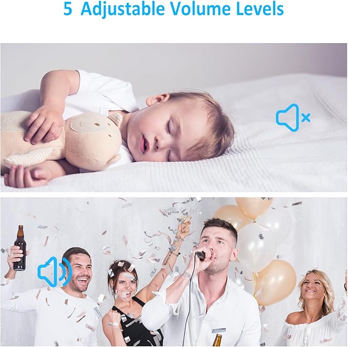 Motion Sensor Door Chime, Wireless Motion Detector Alarm Indoor, Business Entry Alert Bell with Buzzer, Doorbell for Home/Garage Door/Store, USB/Battery Powered,1 Receiver +2 Sensors