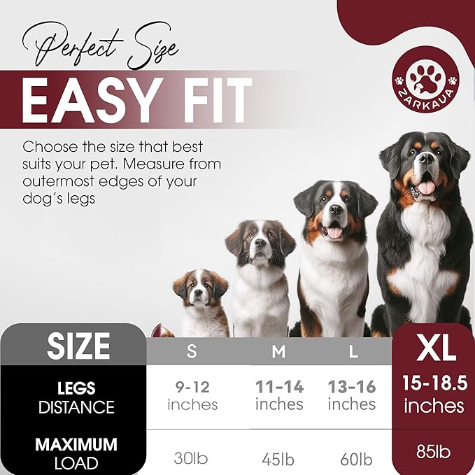 Dog Grooming Hammock for XL Dogs, 85 lbs - All-in-One Dog Grooming Kit, Nail Trimming Grooming Kit for Dogs at Home - 1x Gloves, Nail Clipper, Brush for Shedding